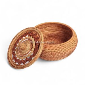 Wholesale Round Rattan Box