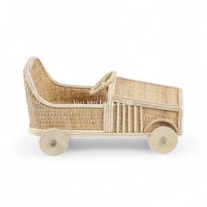 Wicker Rattan Car Toy