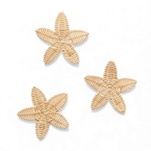 Woven Flower Rattan Kids Wall Decor