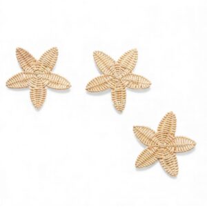 Woven Flower Rattan Kids Wall Decor