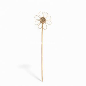 Woven Flower Rattan Wand