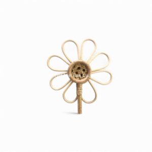 Woven Flower Rattan Wand
