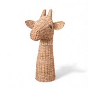 Woven Giraffe Rattan Kids Wall Decor
