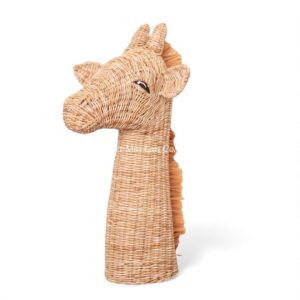 Woven Giraffe Rattan Kids Wall Decor