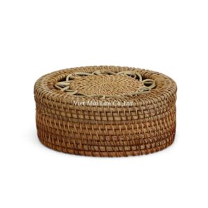 Woven Jewelry Rattan Box