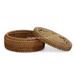 Woven Jewelry Rattan Box