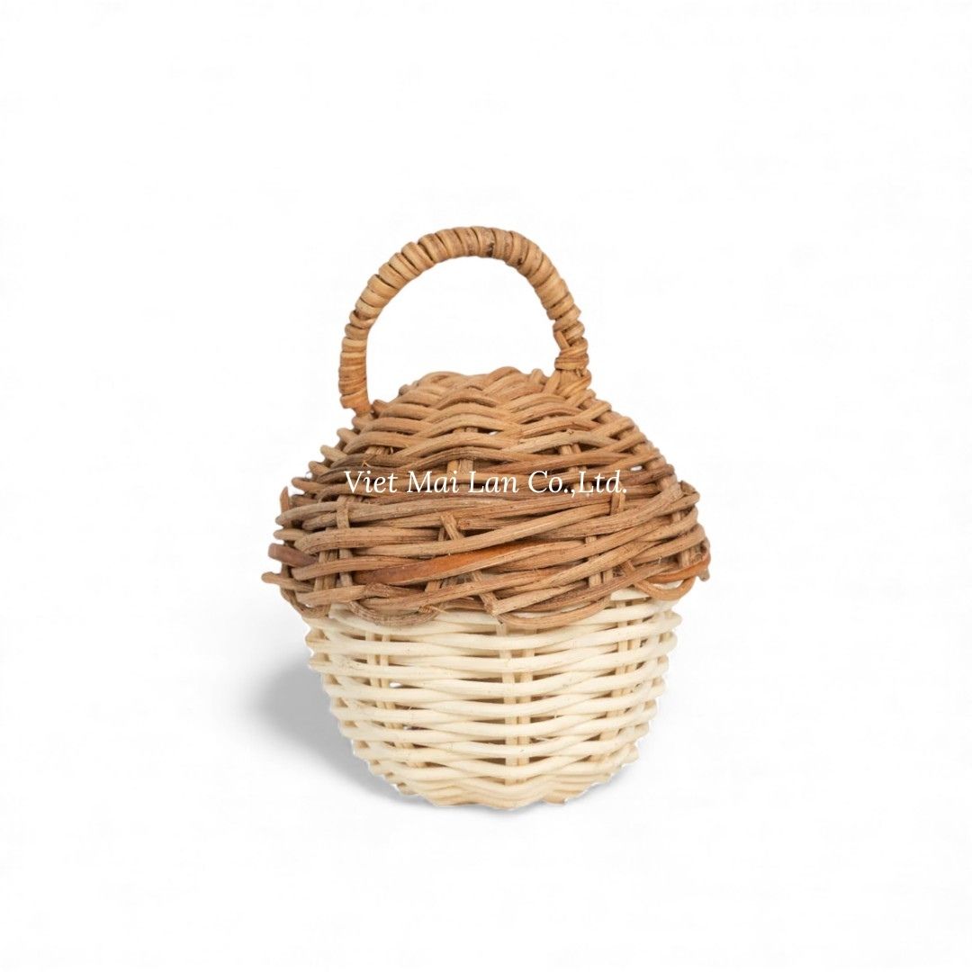 Woven Rattan Baby Rattle