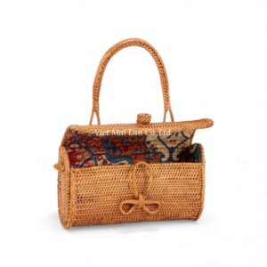 Woven Rattan Handbag