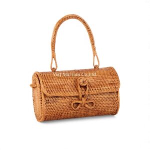 Woven Rattan Handbag
